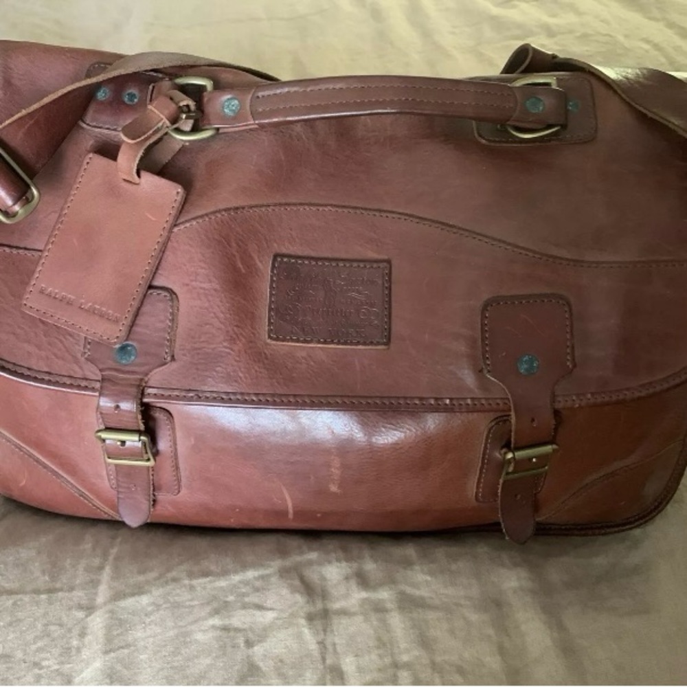 Ralph Lauren Proprietor Messenger Bag Briefcase
